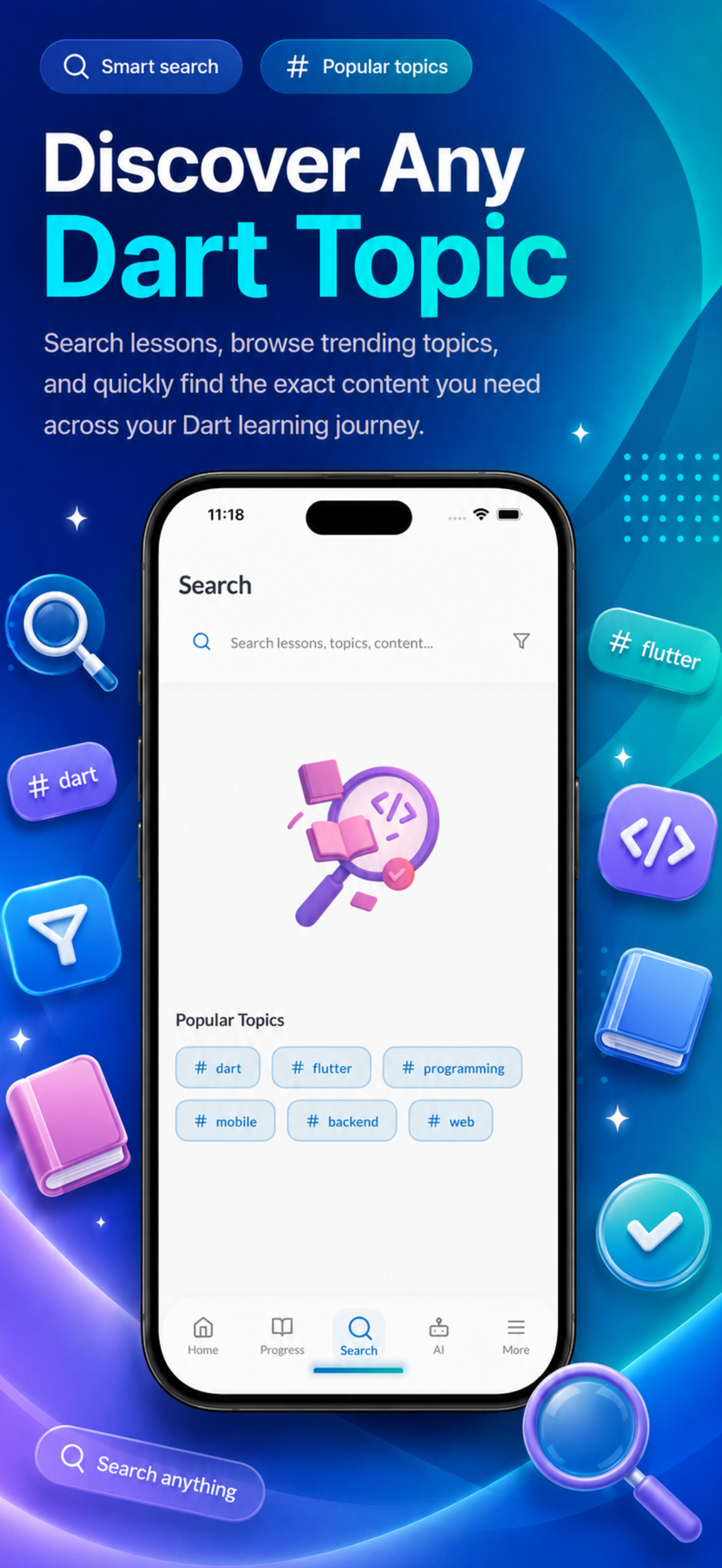 Learn Dart: Code & Flutter screenshot 9