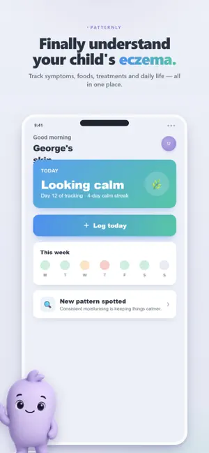Patternly -Kids Eczema Tracker screenshot 1