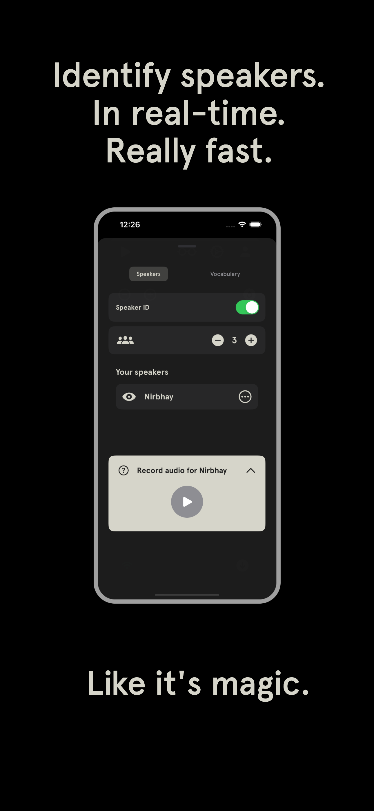 TranscribeGlass App