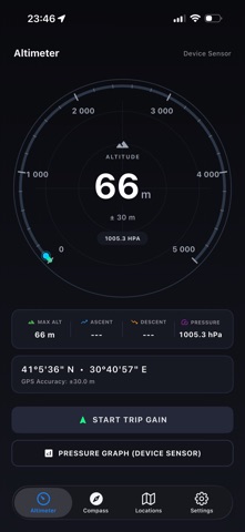Altimeter: Altitude Tracker Screenshot 1 of 7