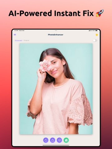 AI Image Enhancer & Clarity iPad screenshot