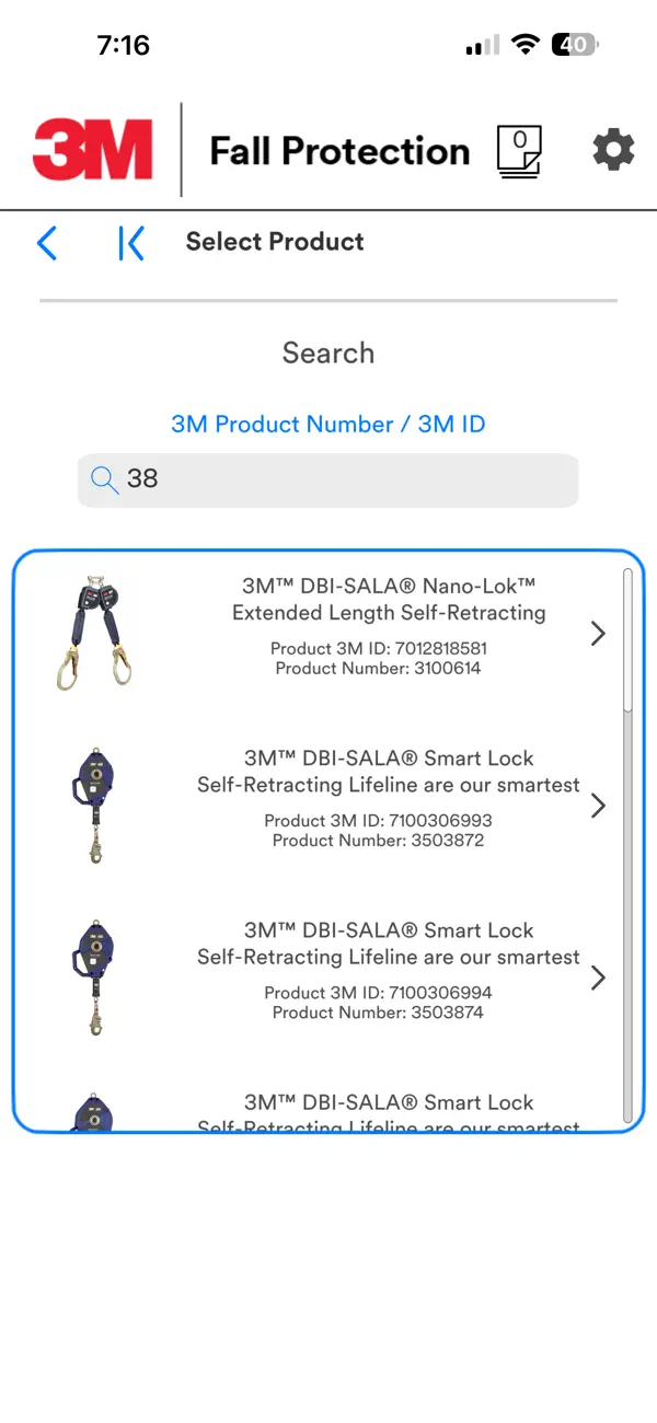Screenshot #3 pour 3M Fall Protection Tool