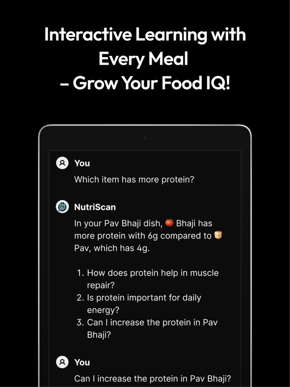 NutriScan: Calorie & Diet Plan iPad screenshot 6 - Health & Fitness app