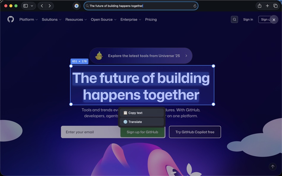 SelectText (macOS) 由: KAI WANG