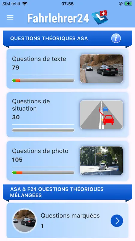 Examen Théorique Auto screenshot 1 of 6