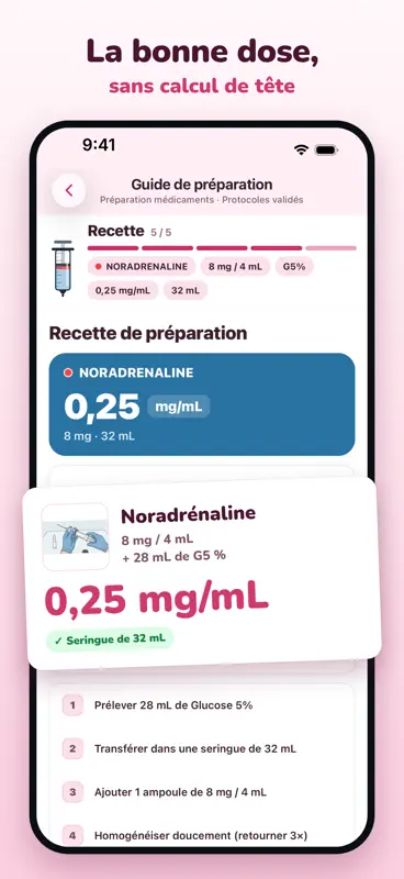 INRO Infirmier, calcul de dose screenshot 2 of 10