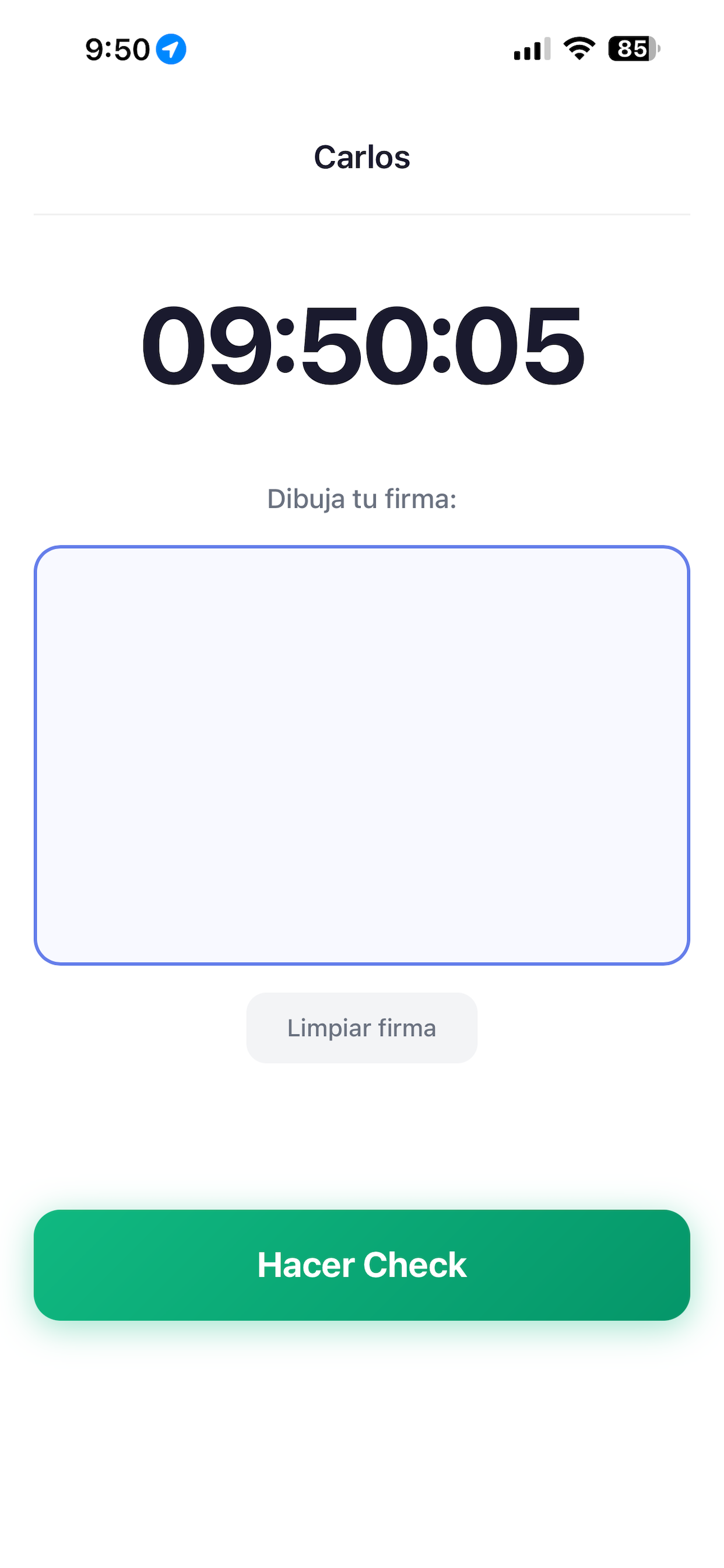 Fichar Ahora screenshot 2
