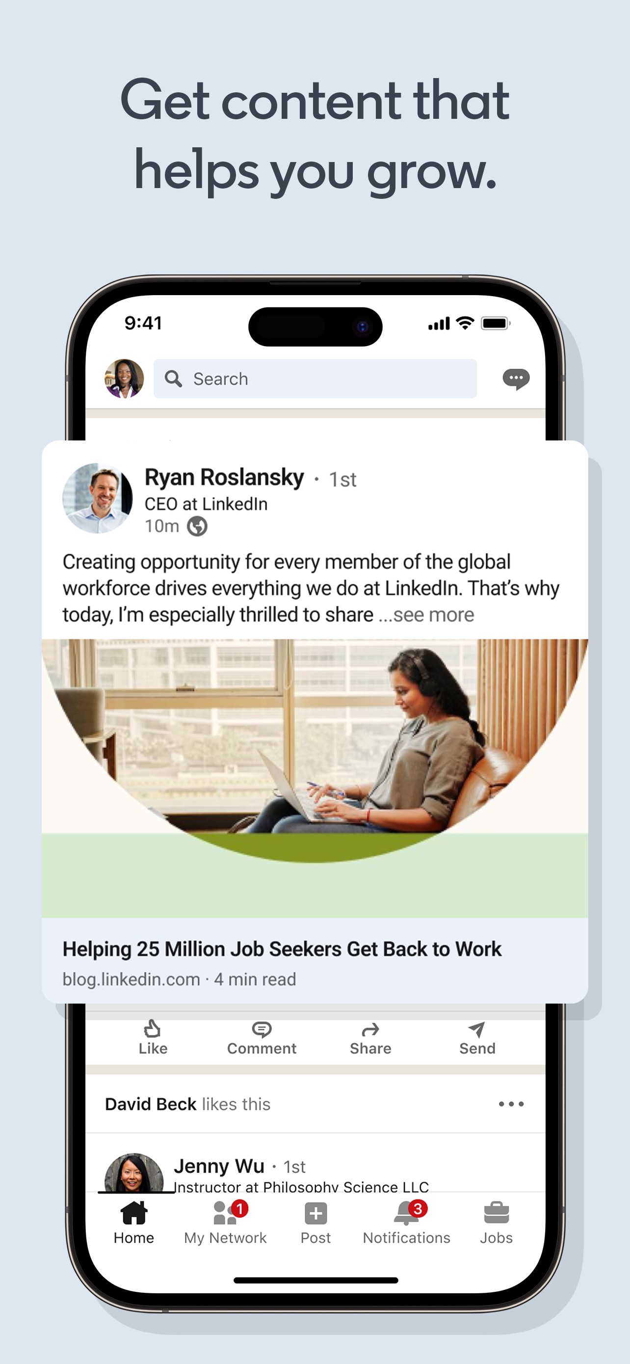 LinkedIn: Community & Network screenshot