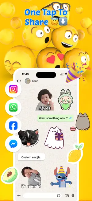 Joyful Emoji:Sticker Maker screenshot 3