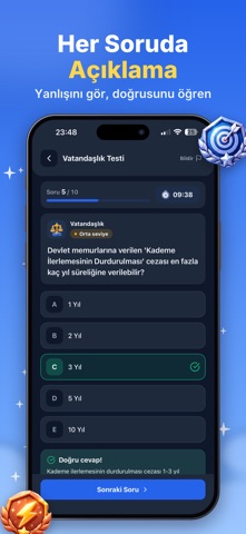 KPSS 2027 Soru Bankası & Test iPhone screenshot 5