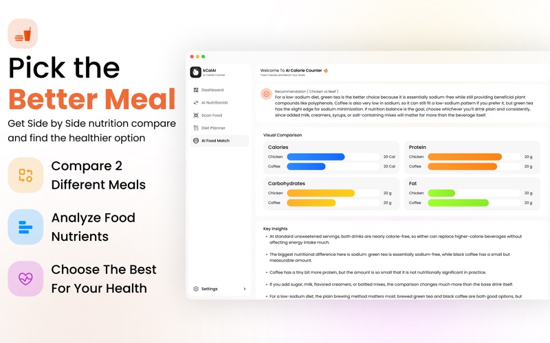 Calz AI - Calorie Counter iPhone screenshot