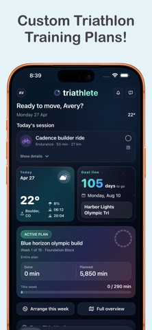 Triathlete - Triathlon Trainer Screenshot 1 of 5