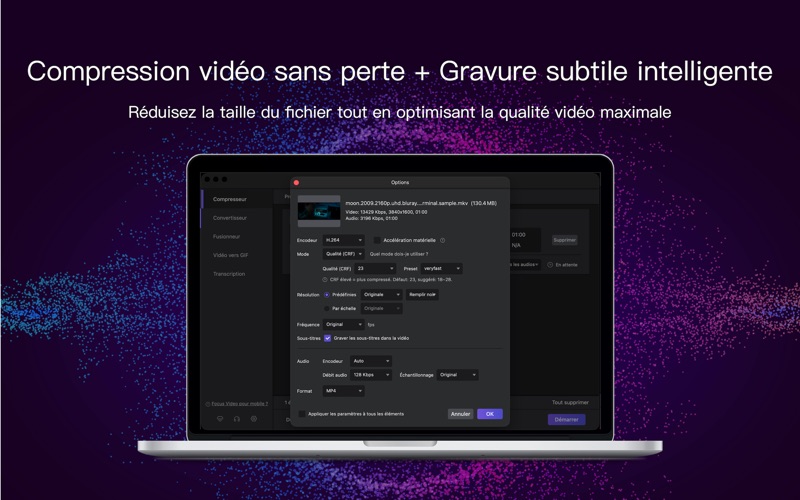 Screenshot #2 pour Focus Video - Convertir format