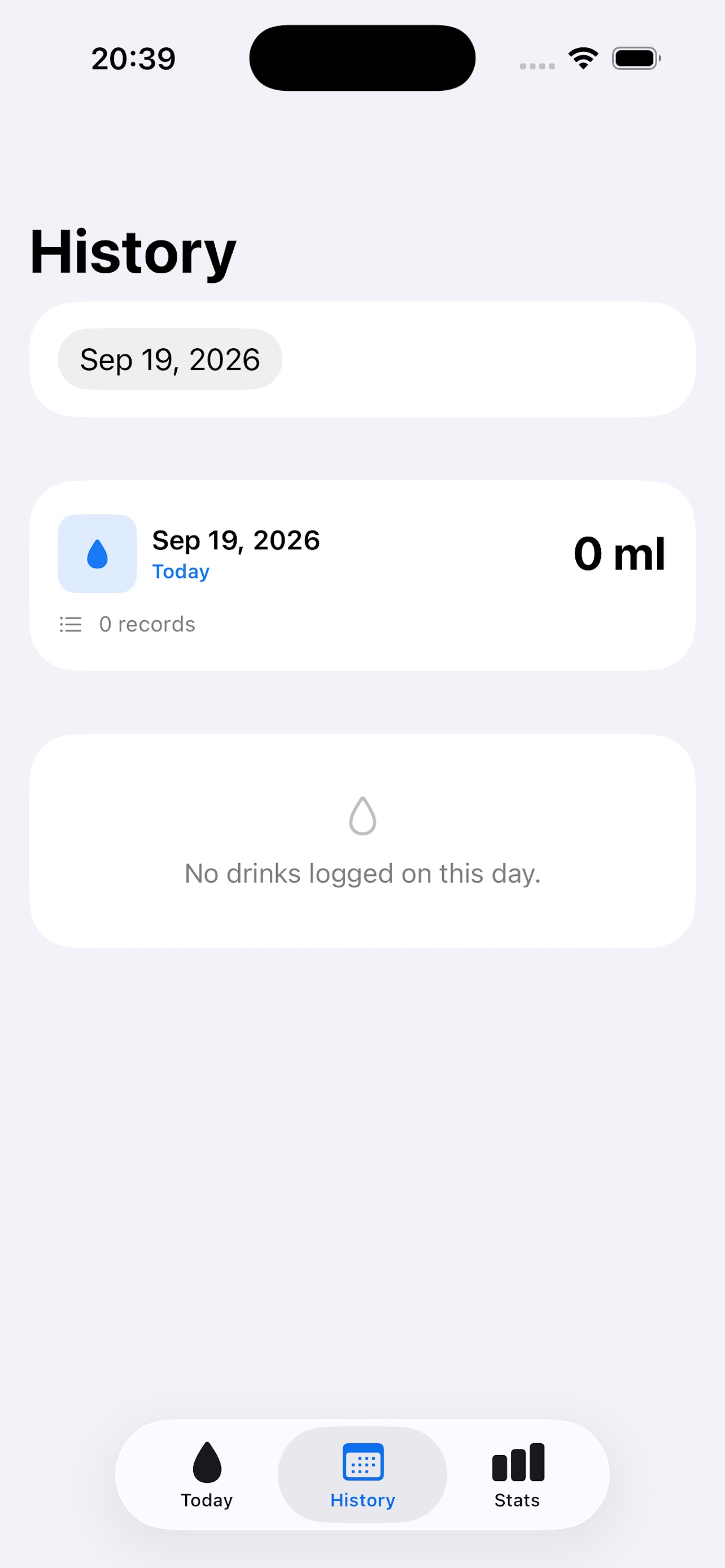 Screenshot 2 of WaterTrackerLogger