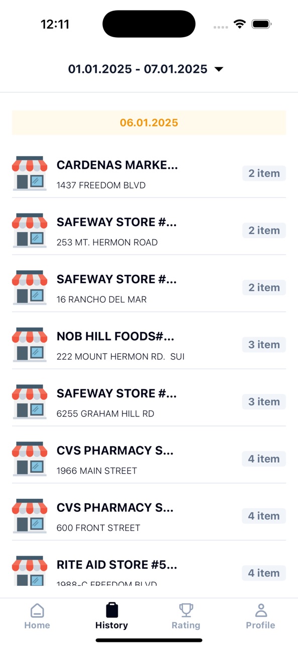 iPhone screenshot