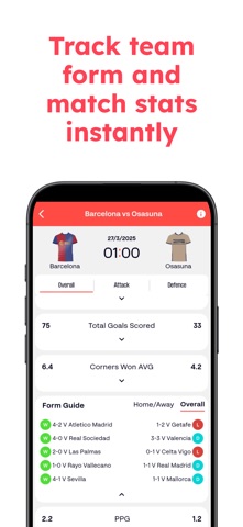 Spanish Football League Assist screenshot