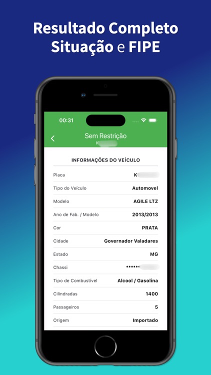 Consulta Placa Veículo e Fipe