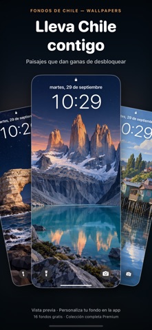 Screenshot 1 of Fondos de Chile - Wallpapers