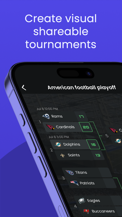 Tourney - Tournament Maker App Screenshot