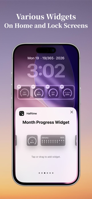 Halftime - Time Tracker Widget Screenshot 5 of 6