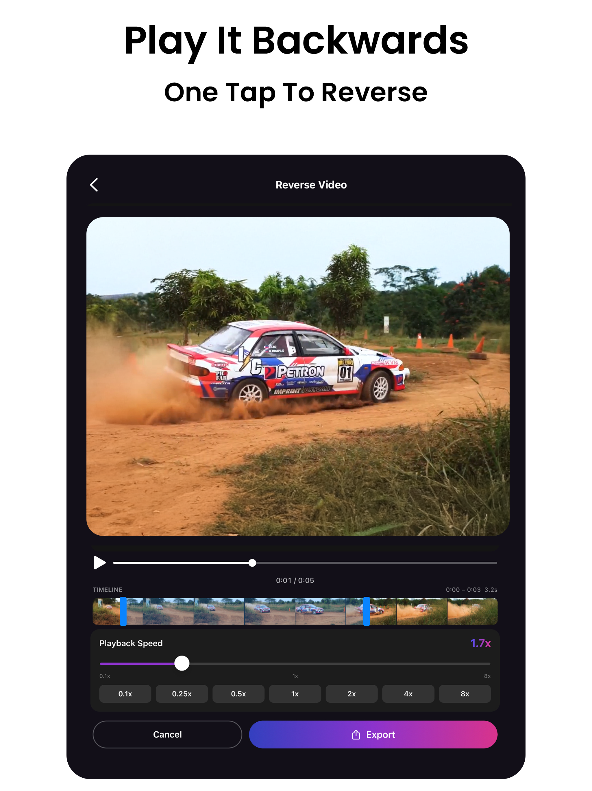 Slow Motion Video Slomo Editor