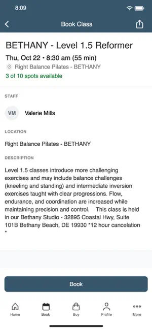 Right Balance Pilates screenshot 3