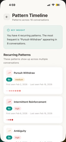 Attune: Relationship Patterns Screenshot 3 of 9