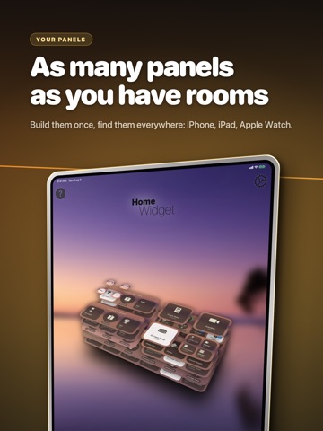 Home Widget for HomeKit · HW iPad screenshot