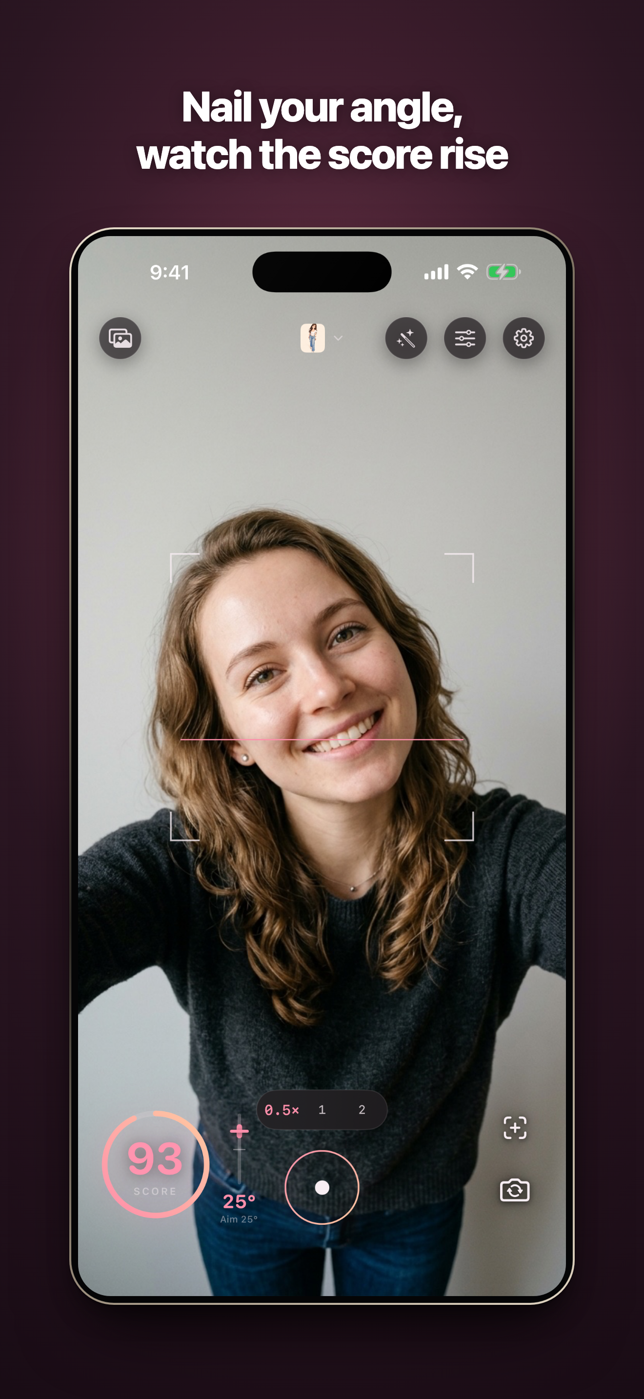 OneCut: Selfie Camera screenshot 2