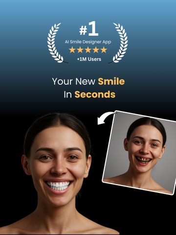 Denty : AI Teeth Designer iPad screenshot