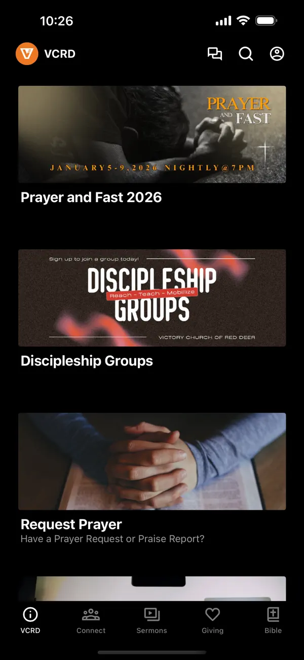 Screenshot #1 pour Victory Church of Red Deer