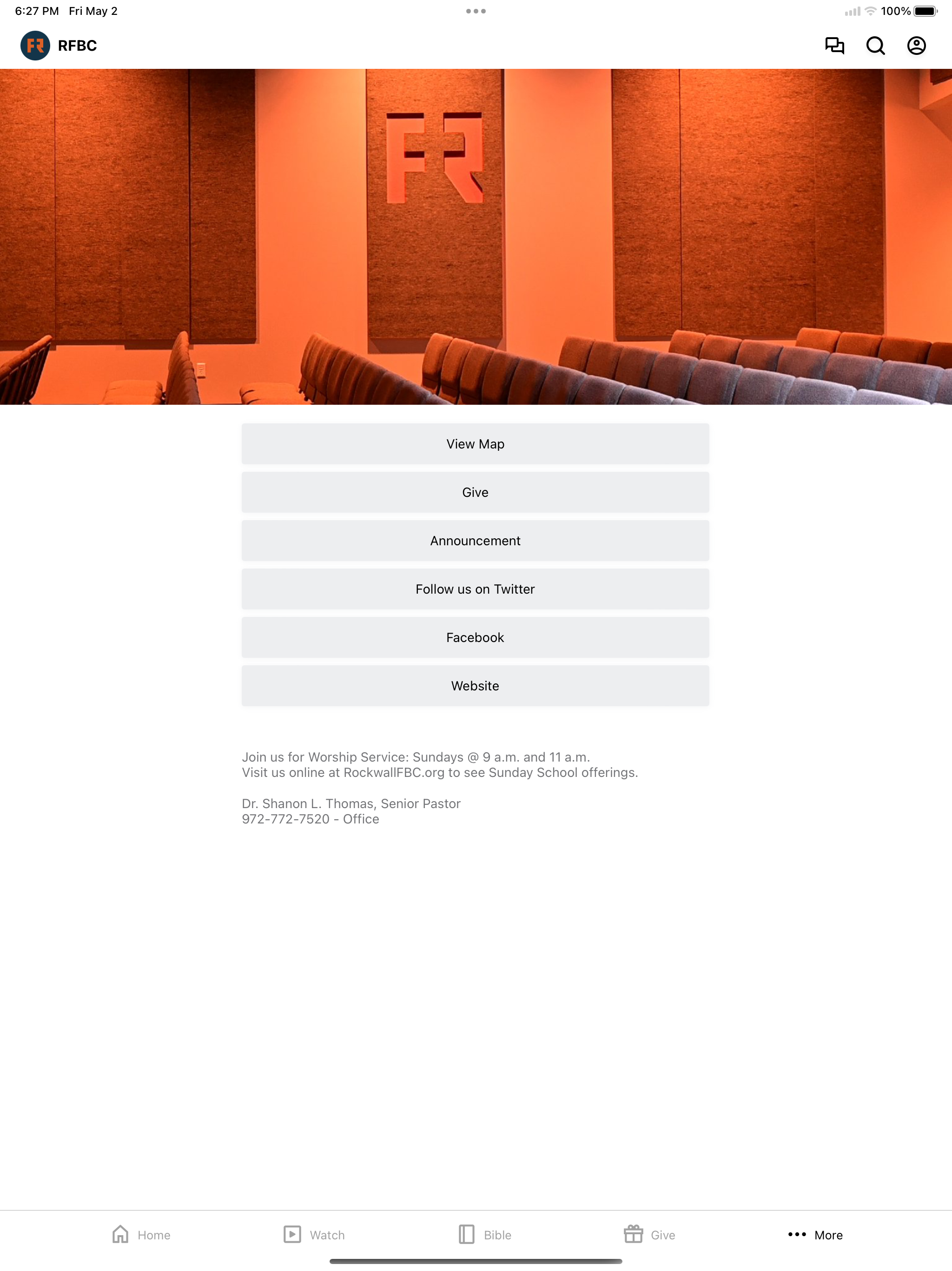 Rockwall Friendship Church screenshot 6