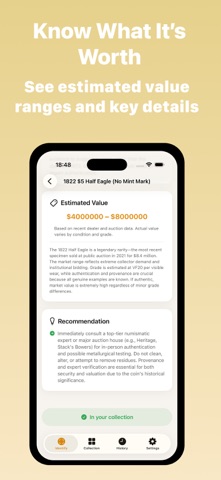 Numis: Coin Identifier & Value Screenshot 2 of 4