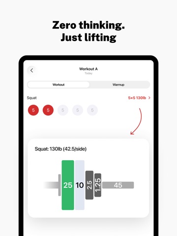 lift. - Workout Journal Screenshot 7
