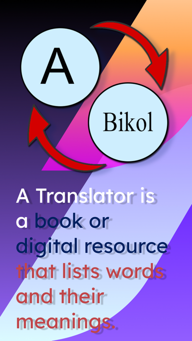 English Bikol Translator screenshot