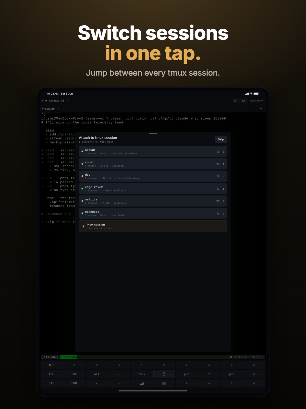 TermRover - SSH Terminal ipad screenshot 3