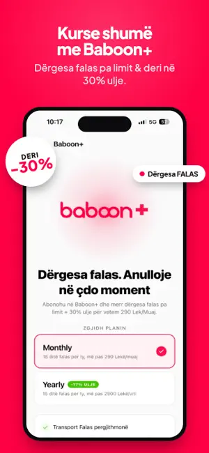 Baboon Delivery: Food and more screenshot 3