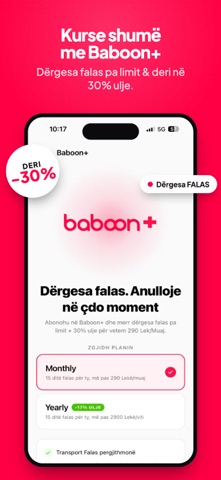 Baboon Delivery: Food and more screenshot