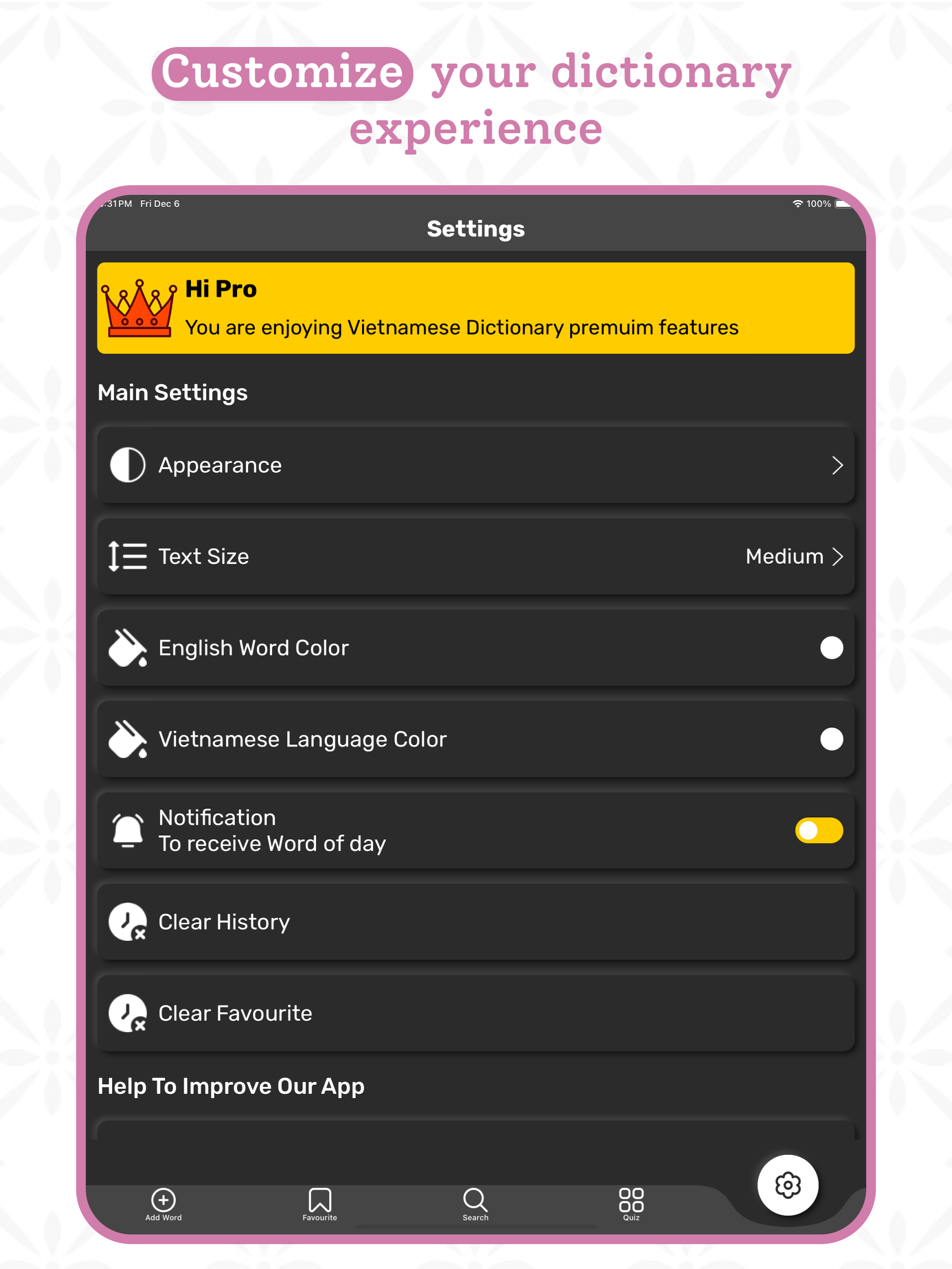 Vietnamese Dictionary offline screenshot 15