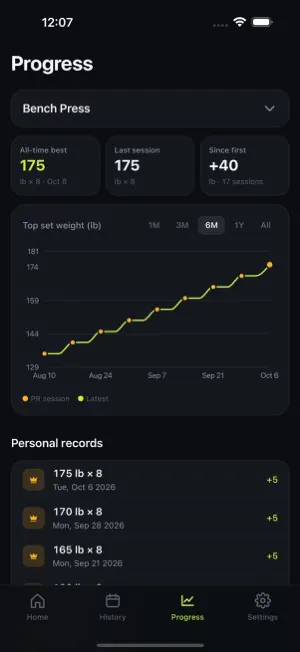 SplitLog: Workout Tracker screenshot 3