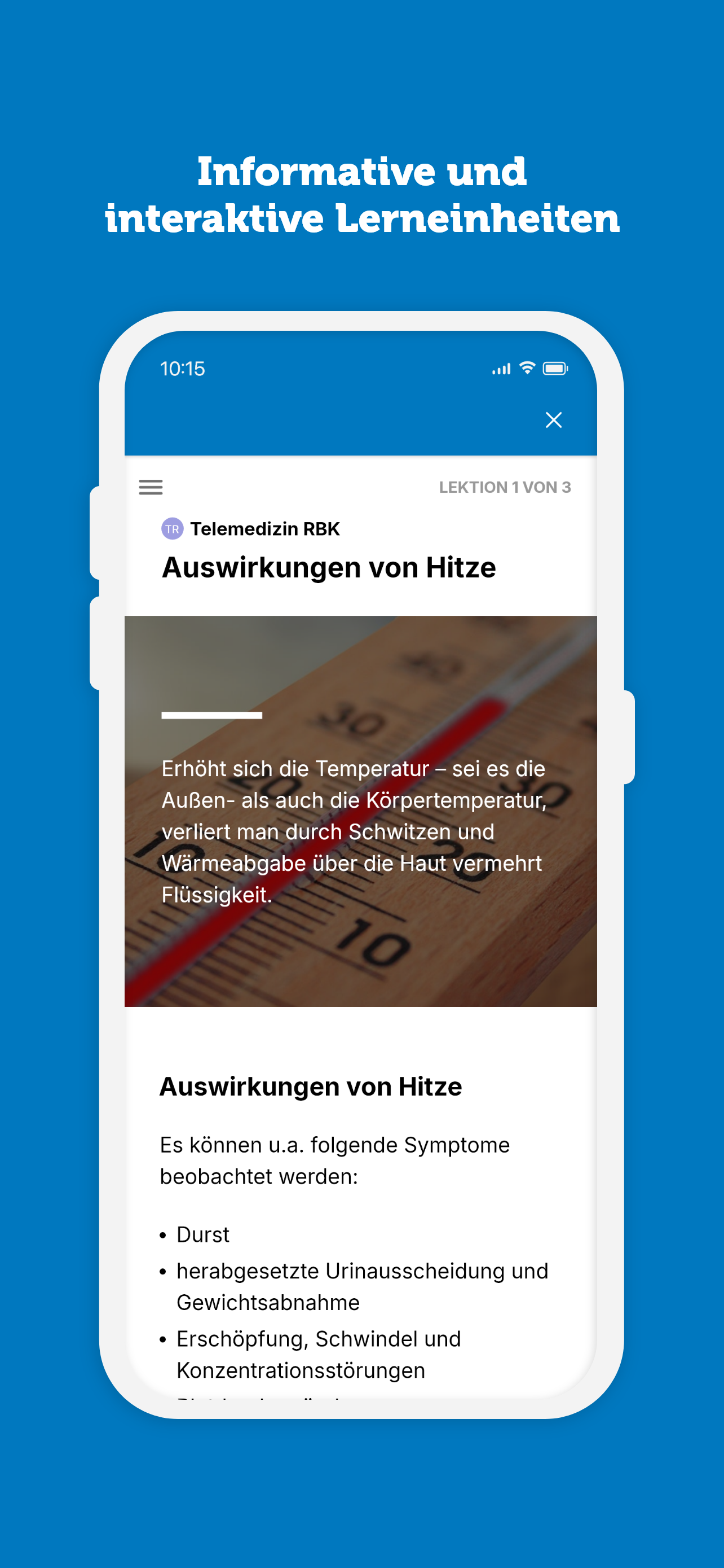 RBK Telemedizinportal screenshot 4