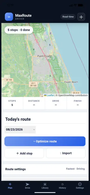 MaxRoute: Multi-Stop Planner screenshot 1