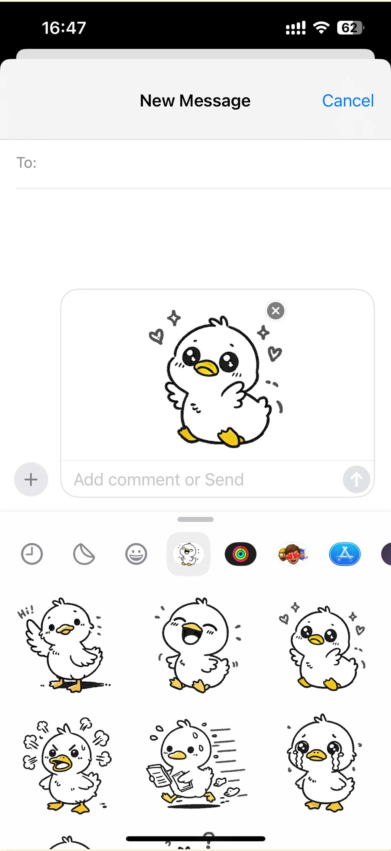 Adorable Duck Stickers screenshot 3