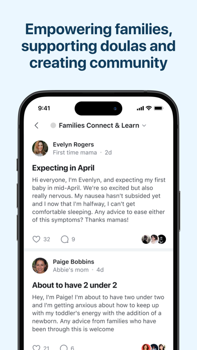 Birth & Baby University iPhone screenshot 4 - Social Networking app
