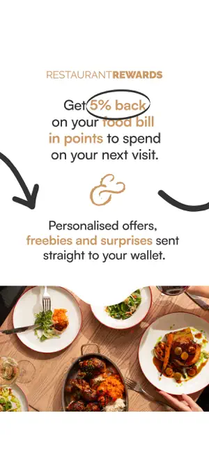 Restaurant Rewards by DRG iPhone screenshot 2