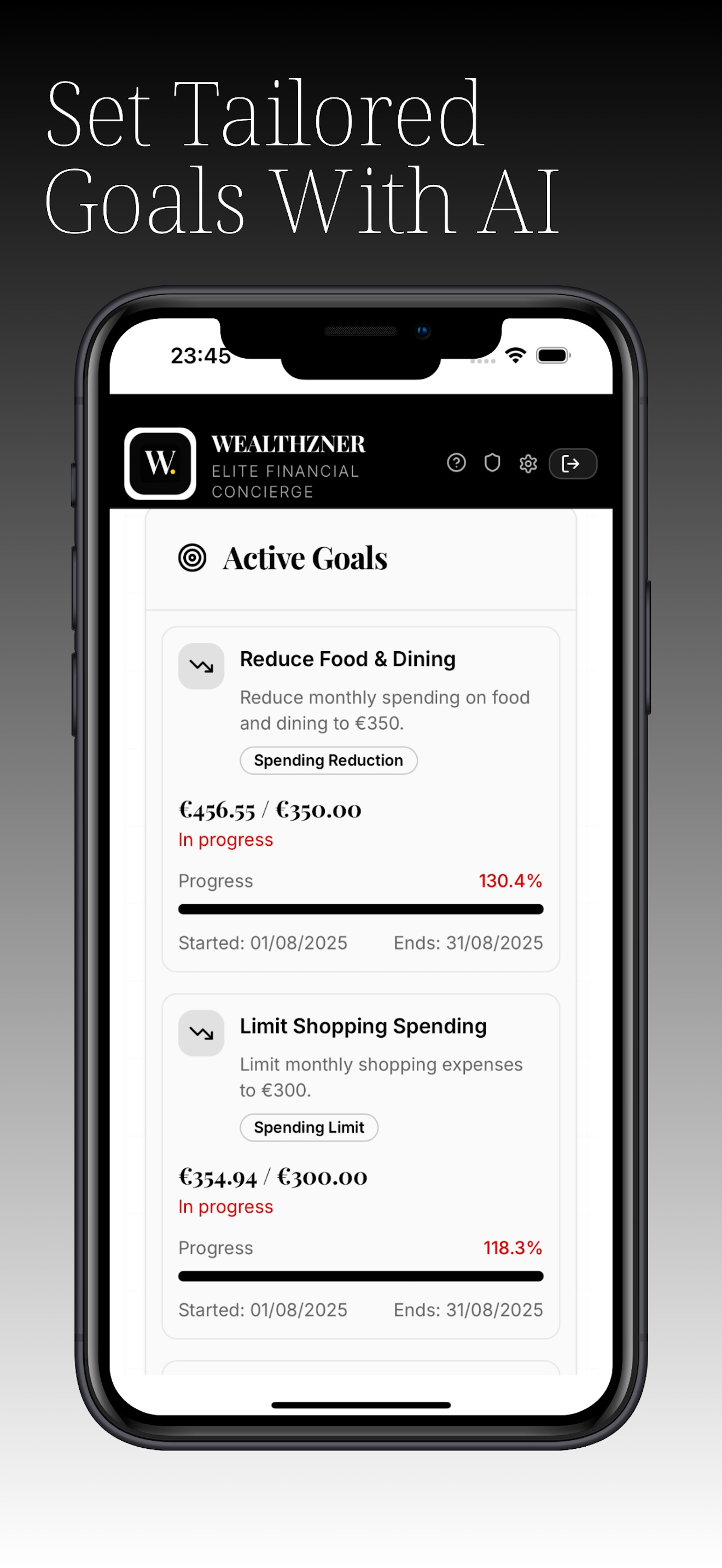Wealthzner screenshot 3