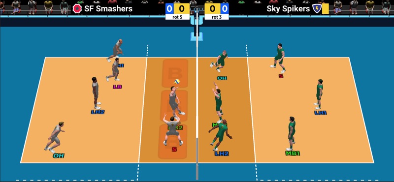 Spike Masters 3D Volleyball screenshot 5