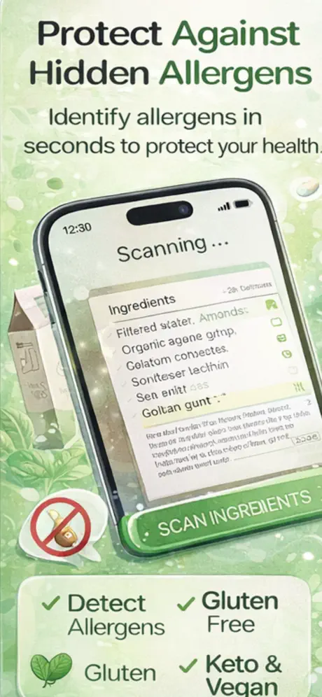 Allergy & Food Scanner: Ryla screenshot 1
