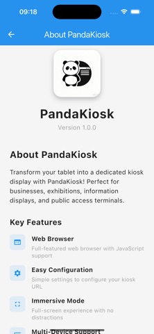 Panda Kiosk Browser Screenshot 2 of 3