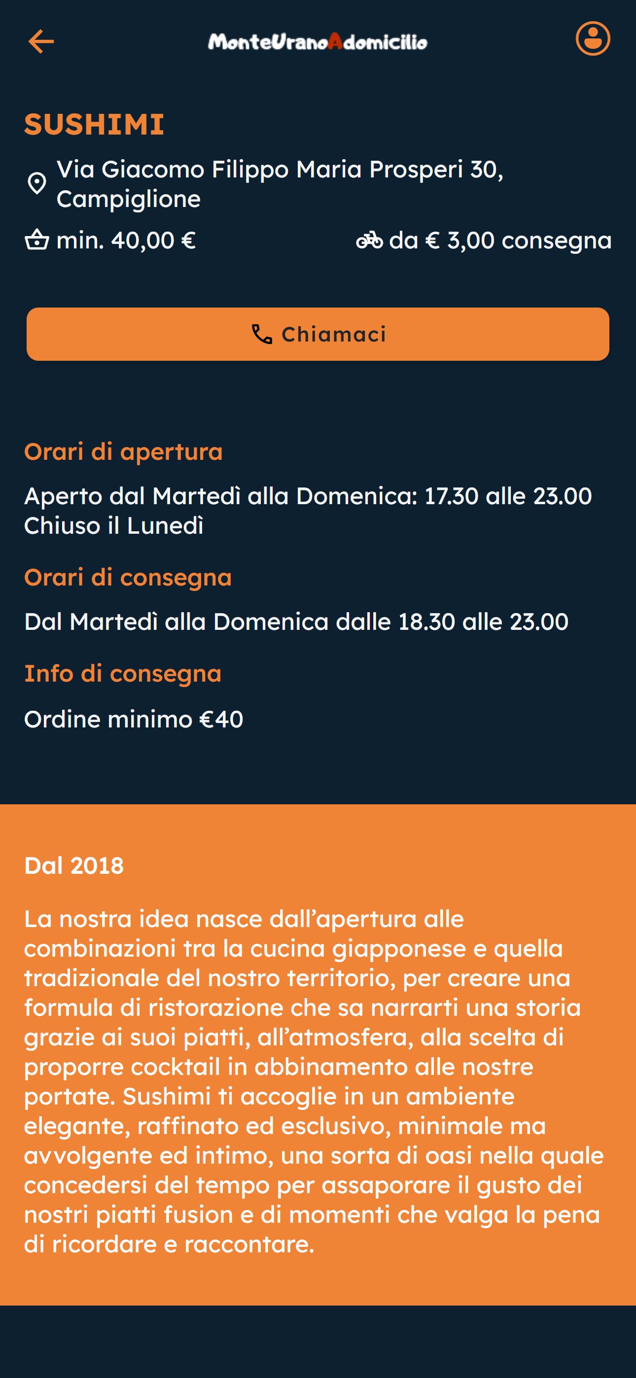 Monte Urano a Domicilio